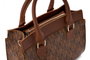 Lucky Bees 1281 Bolso de Mano Color Tan, Cuero de Polivinilo